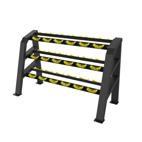 Three-Tier Dumbbell Rack