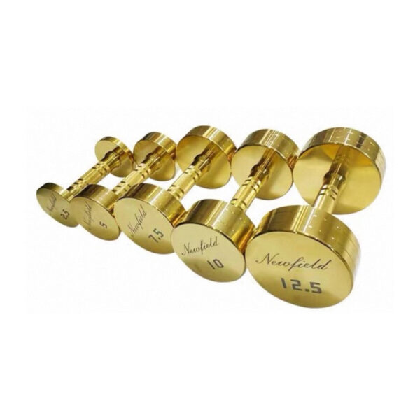 Gold-Plated Dumbbells