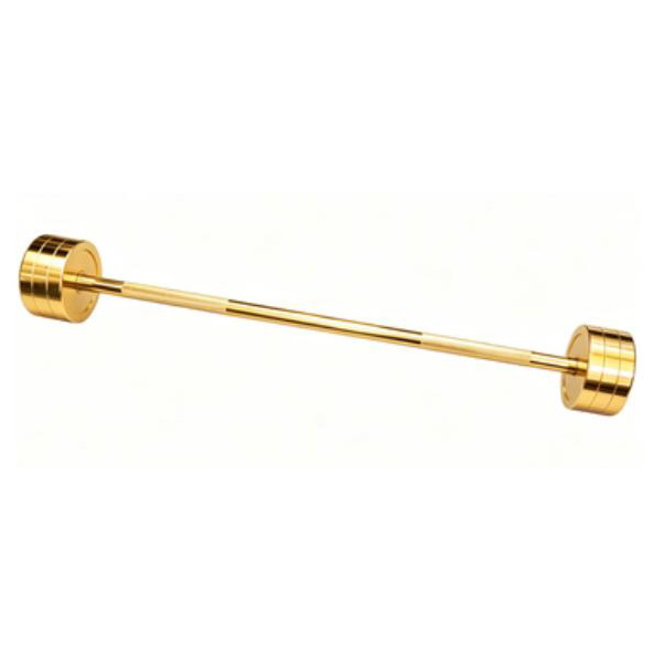 Electroplated Golden Barbell