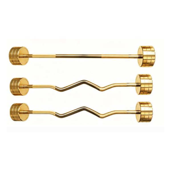 Electroplated Golden Barbell