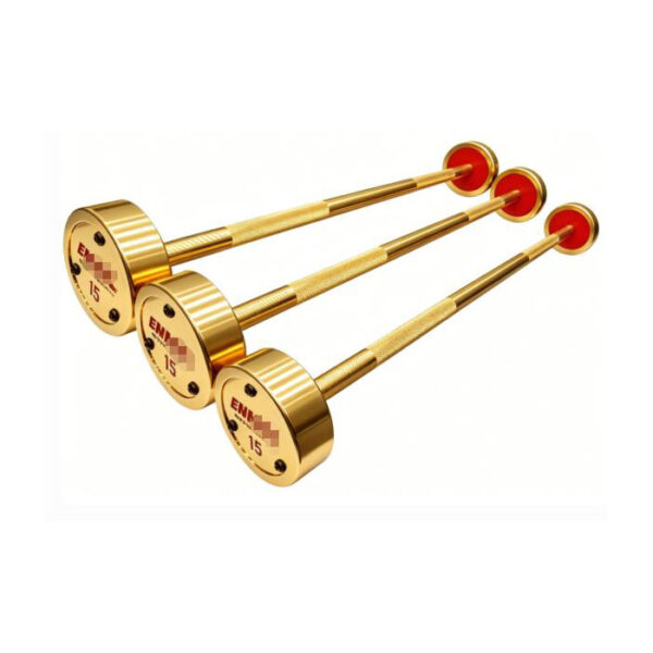 Electroplated Golden Barbell